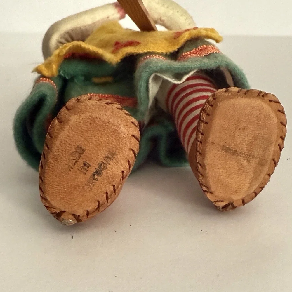Portugal‎ Doll Zeca Lisbon Vintage 7.5 Inches Tall Cloth Doll